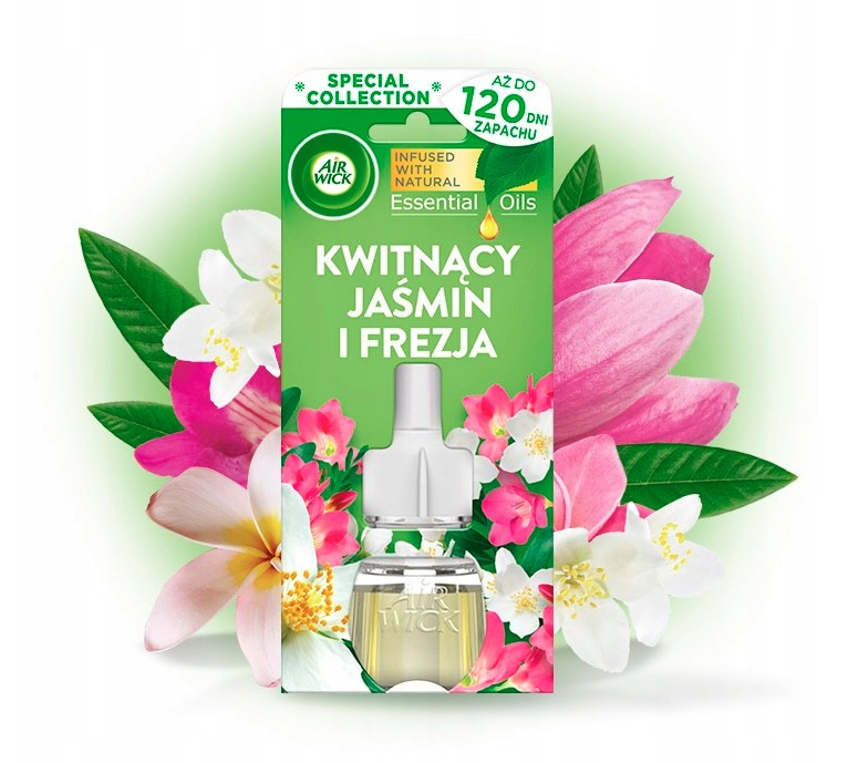 Air Wick elektryczny wkład 19ml Kwitnący Jaśmin i Frezja
